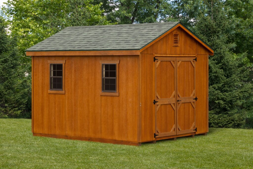 ClassicA-frame shed with windows