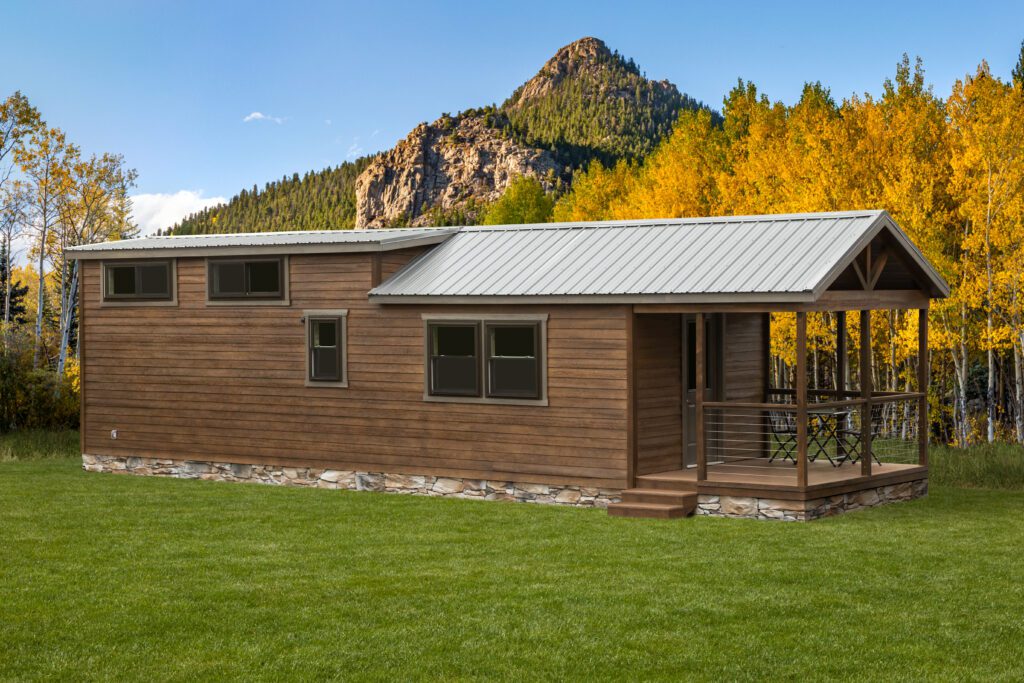 cabinpro park model in the mountains